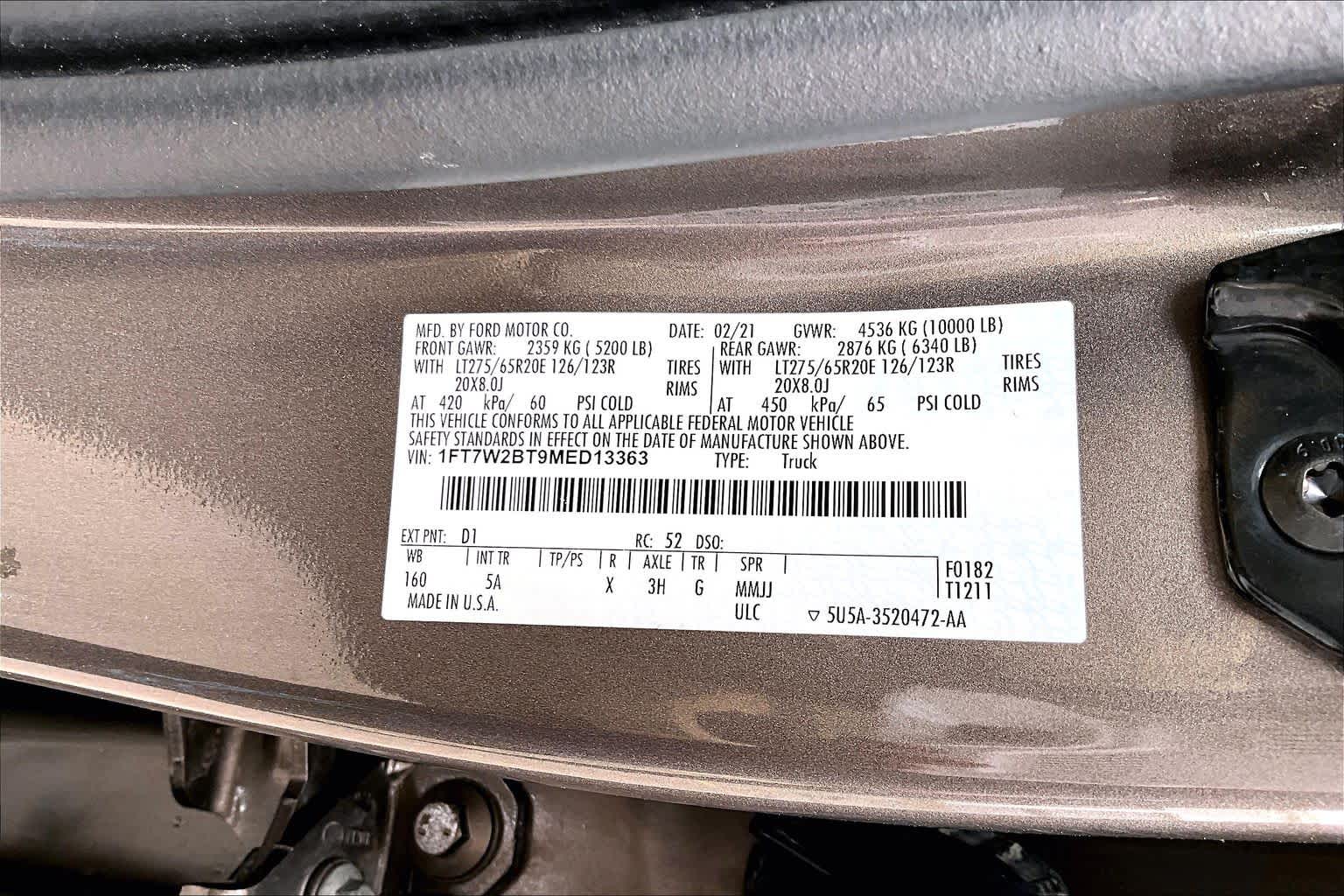 2021 Ford Super Duty F-250 Pickup