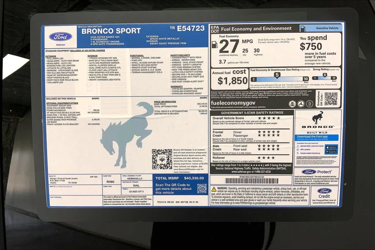 2026 Ford Bronco Sport