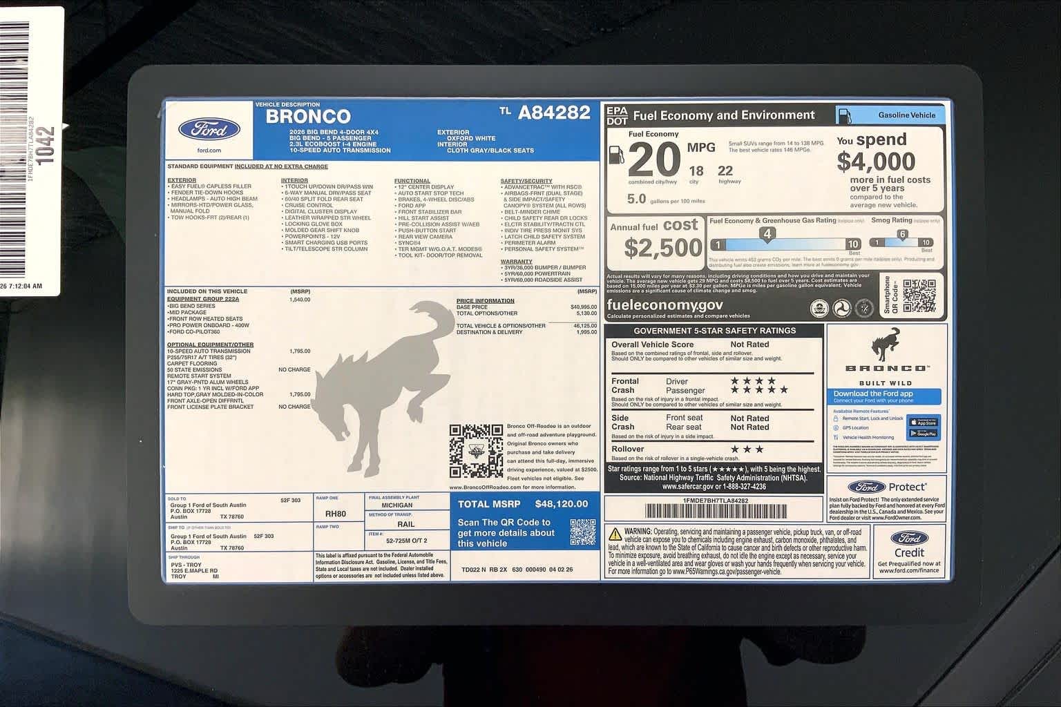 2026 Ford Bronco