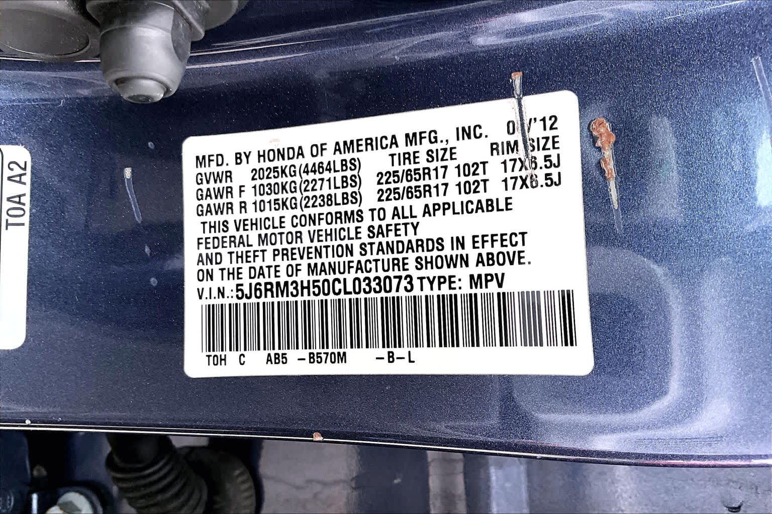 2012 Honda CR-V