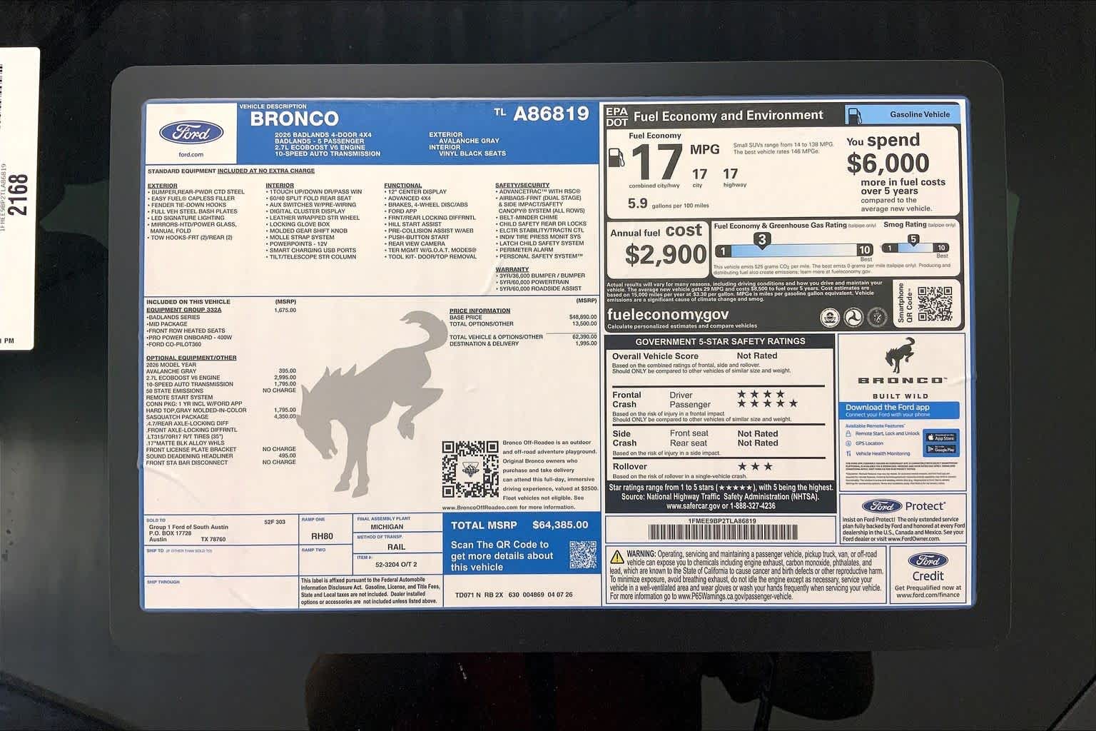 2026 Ford Bronco