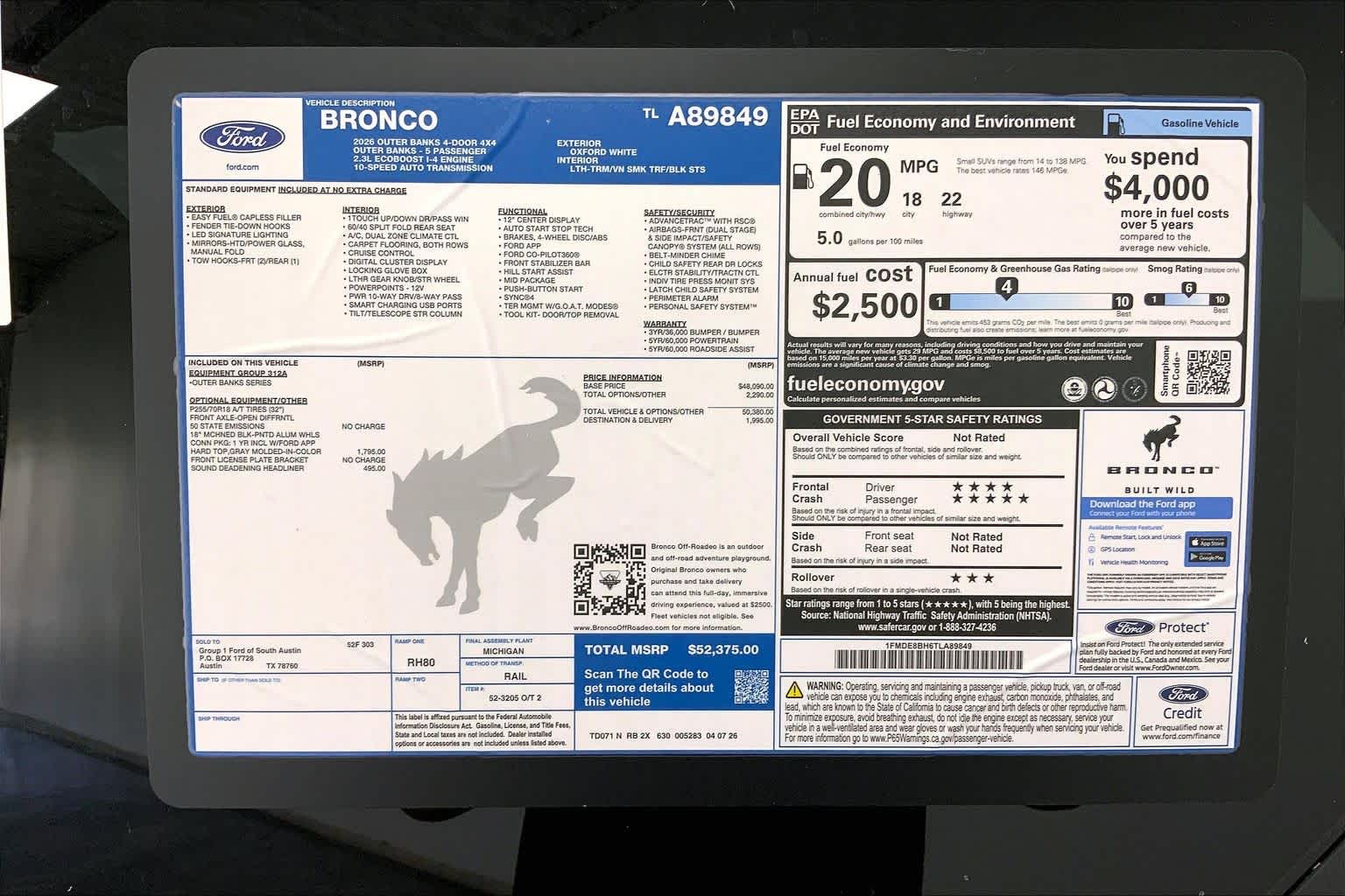 2026 Ford Bronco