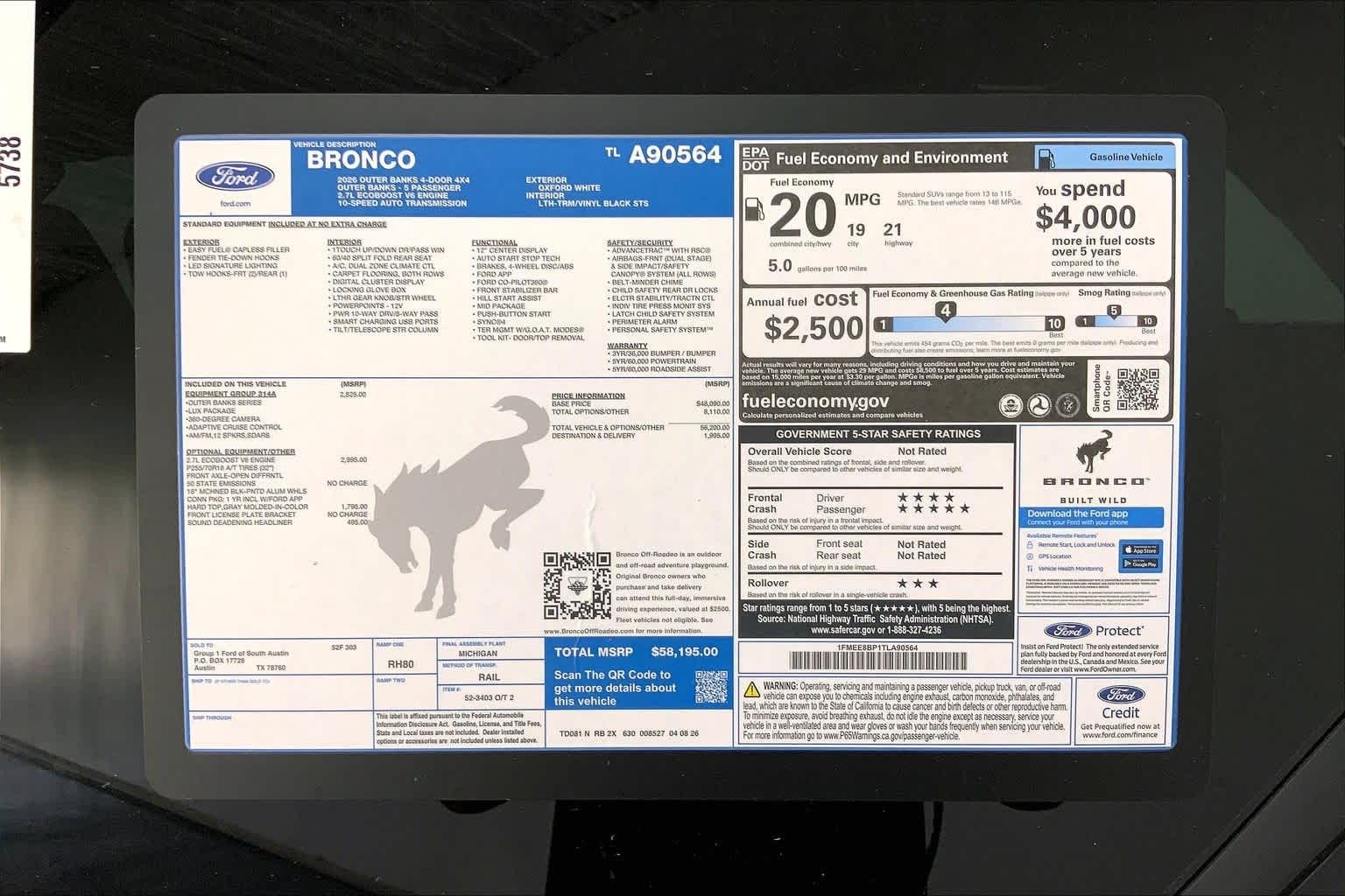 2026 Ford Bronco