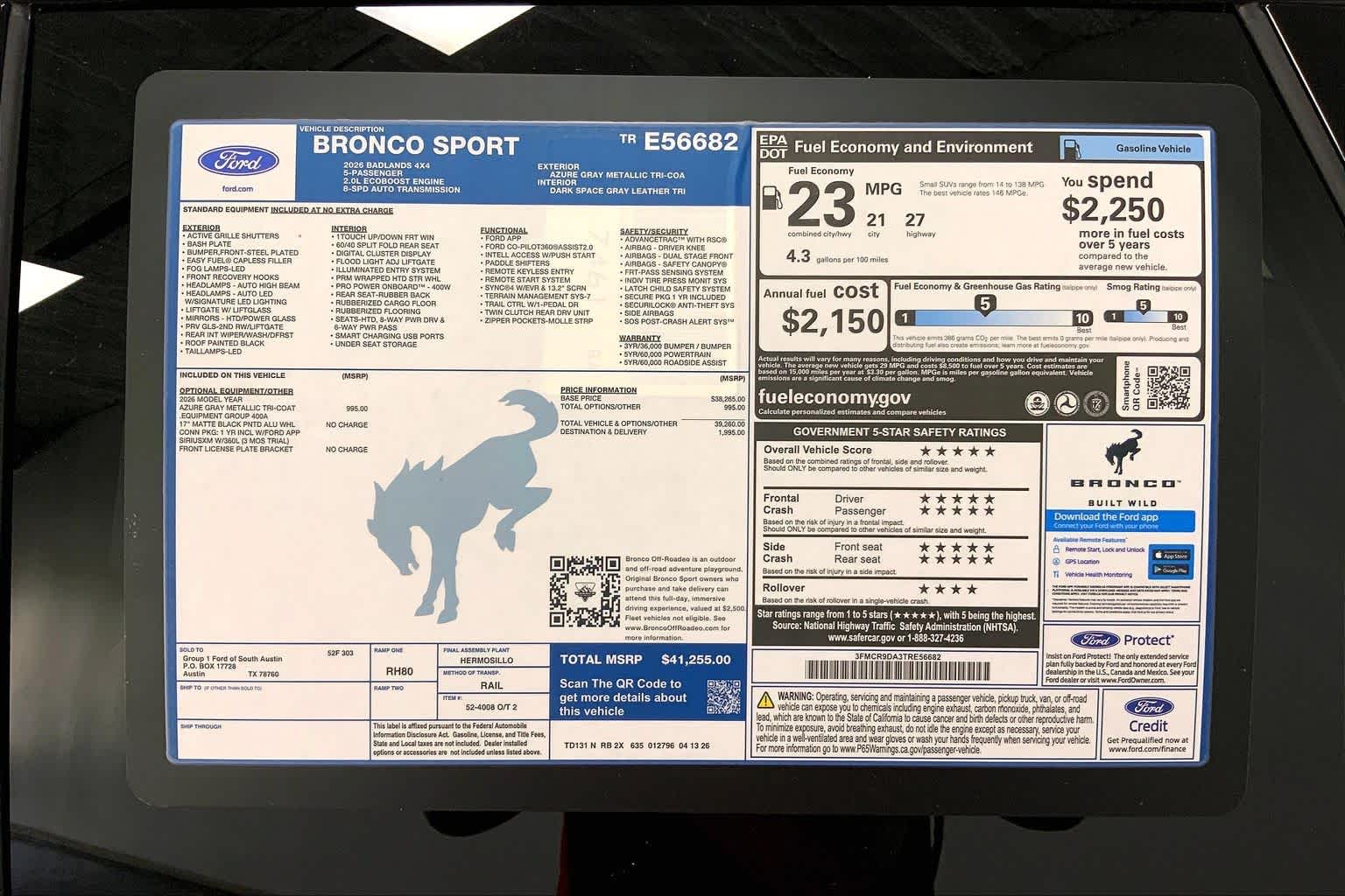 2026 Ford Bronco Sport