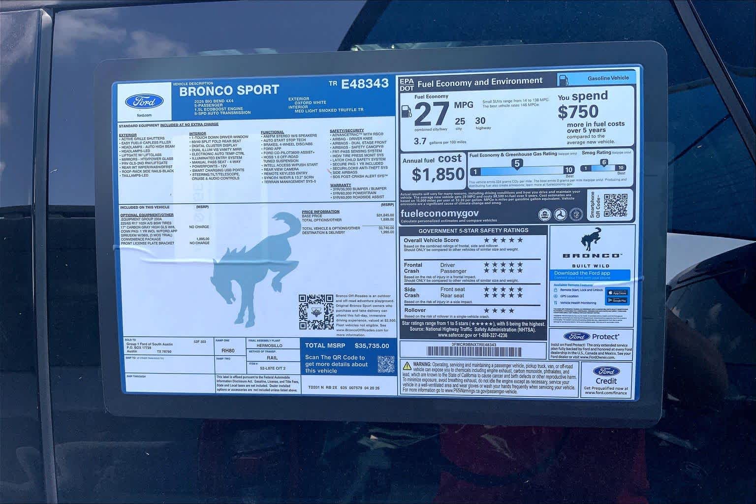 2026 Ford Bronco Sport