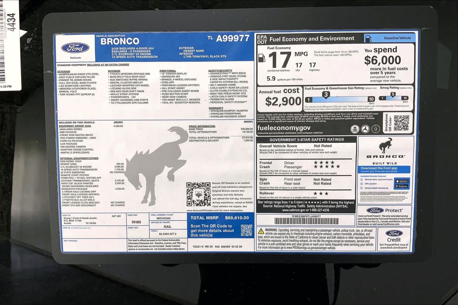 2026 Ford Bronco