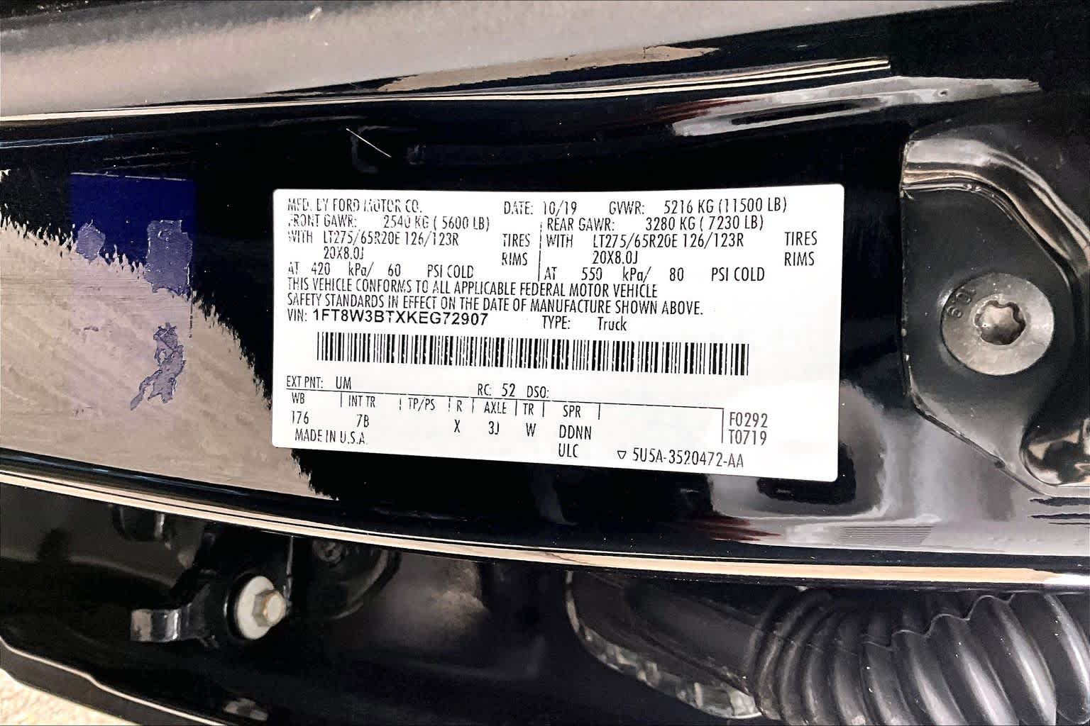 2019 Ford Super Duty F-350 SRW Pickup