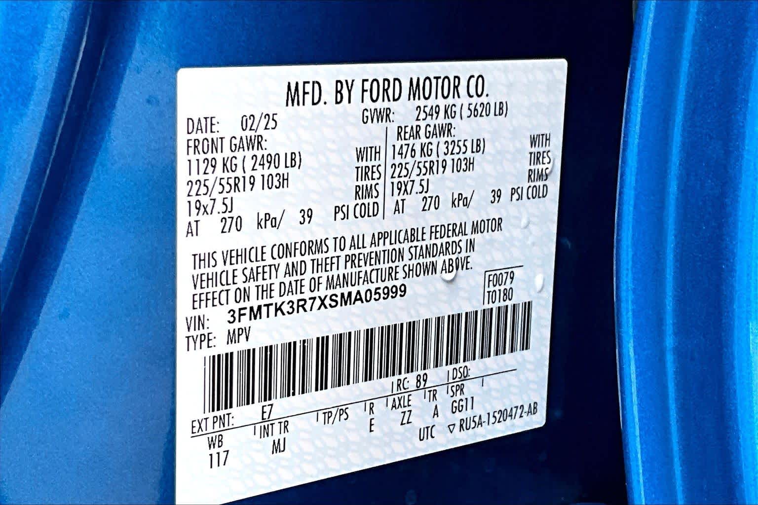 2025 Ford Mustang Mach-E