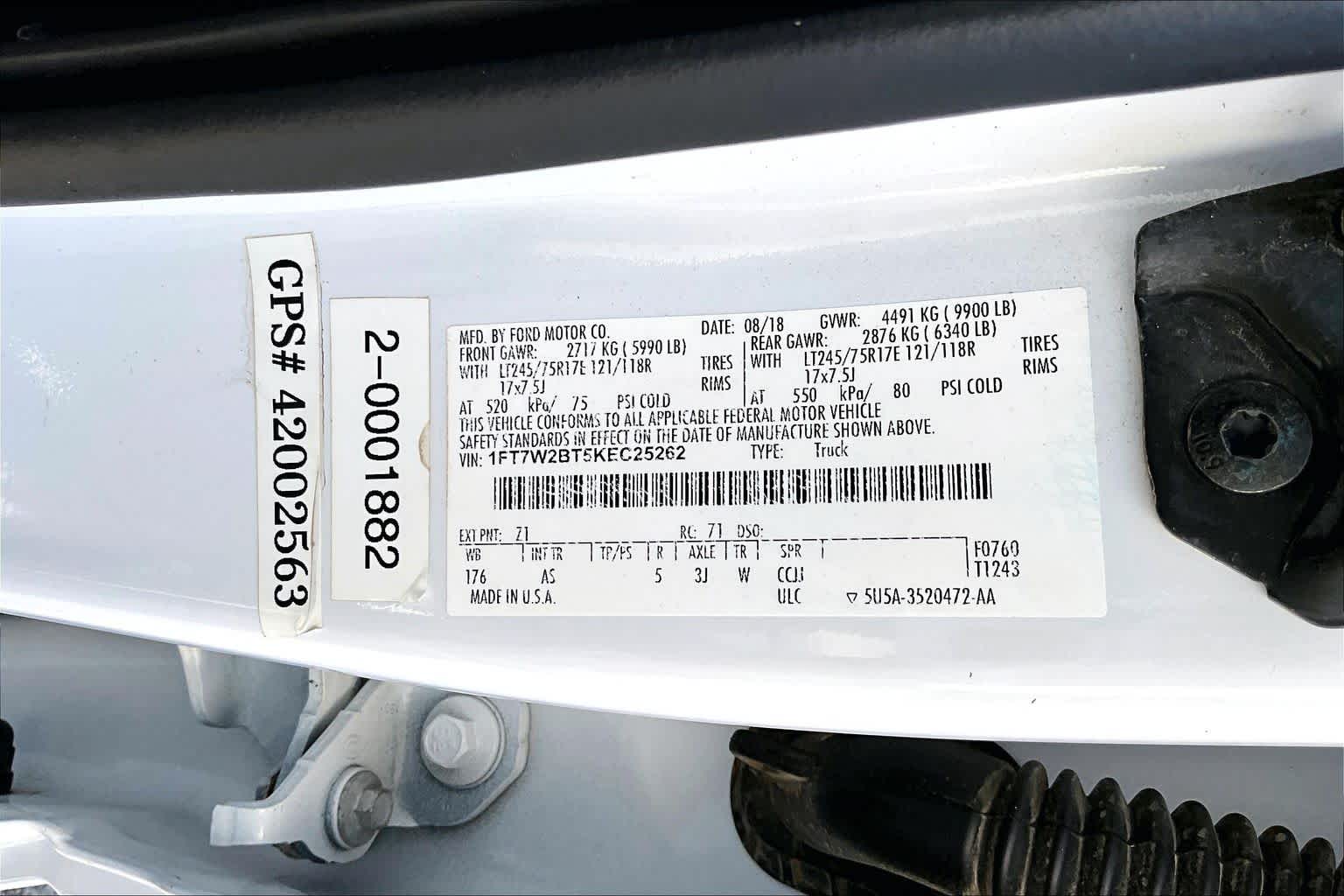 2019 Ford Super Duty F-250 Pickup