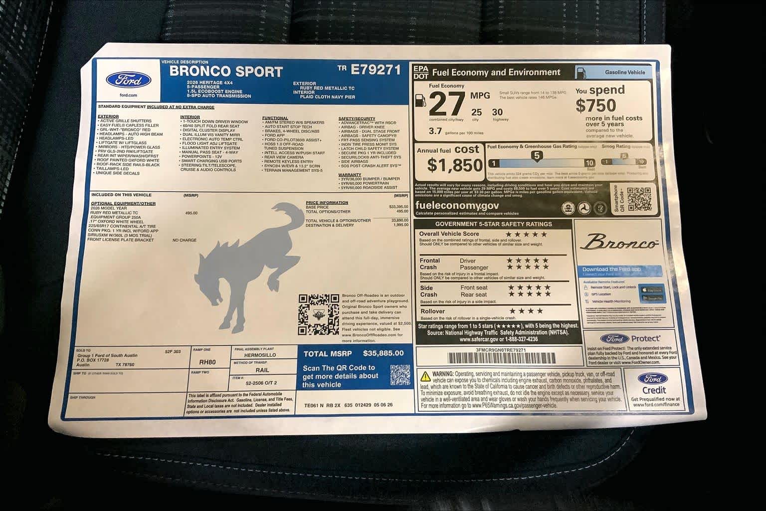2026 Ford Bronco Sport