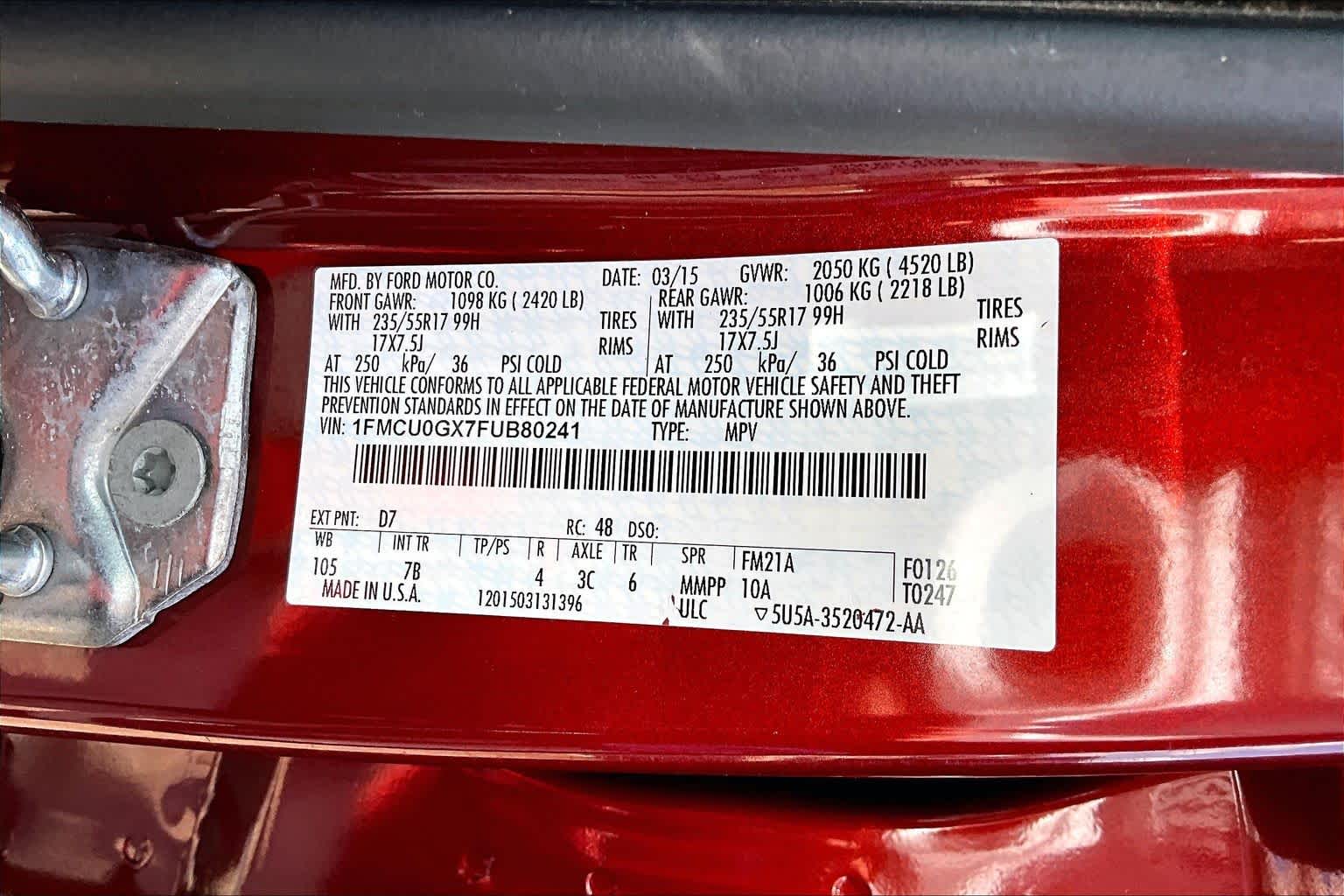 2015 Ford Escape