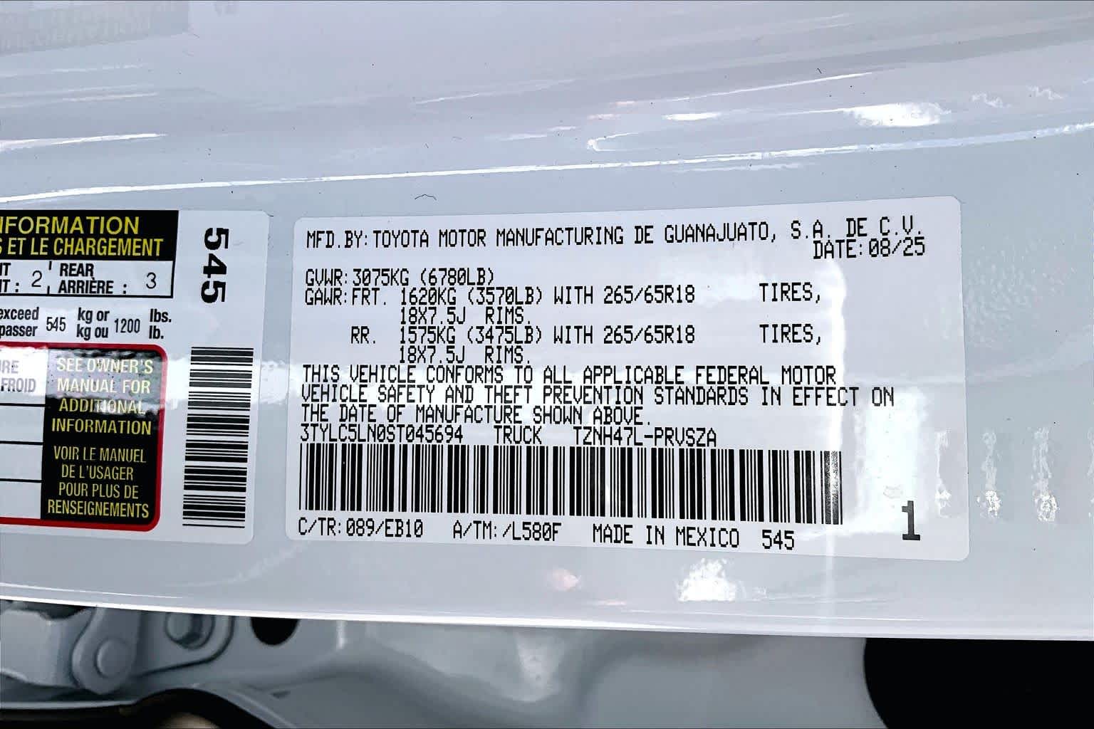 2025 Toyota Tacoma
