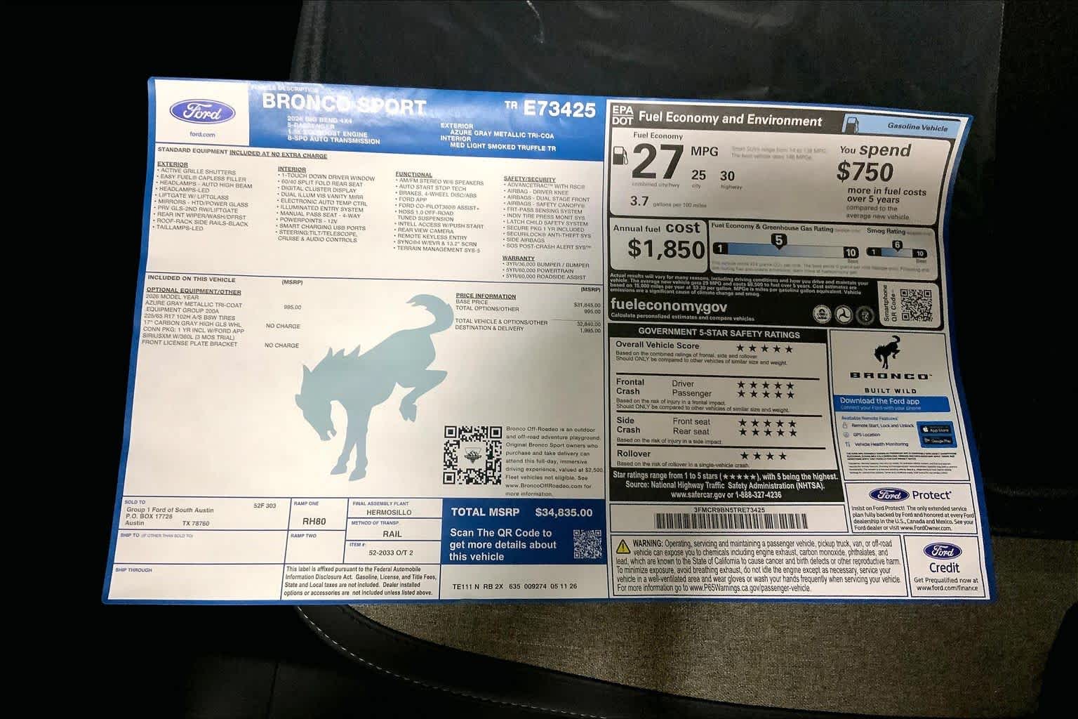 2026 Ford Bronco Sport