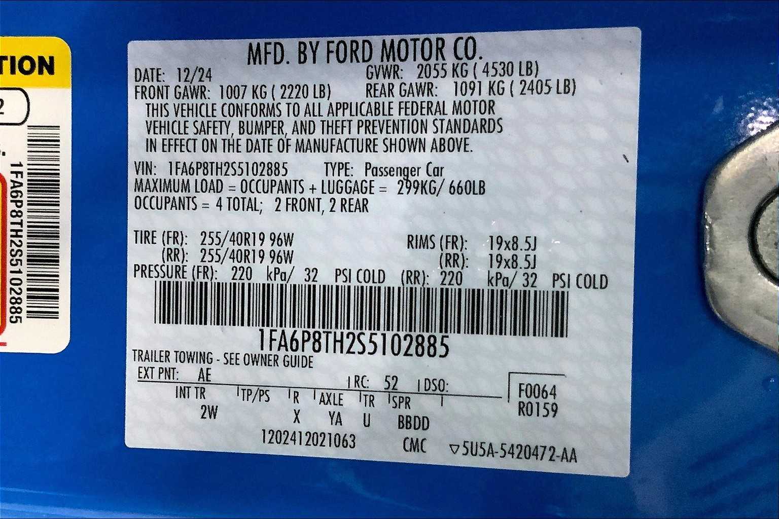 2025 Ford Mustang