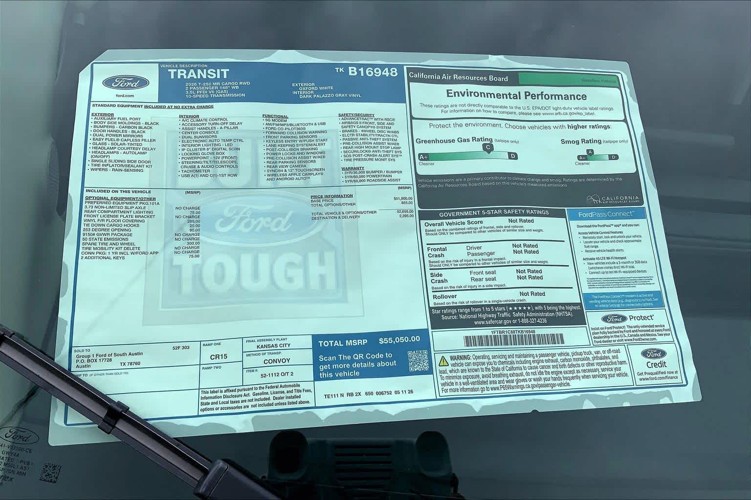 2026 Ford Transit Cargo Van