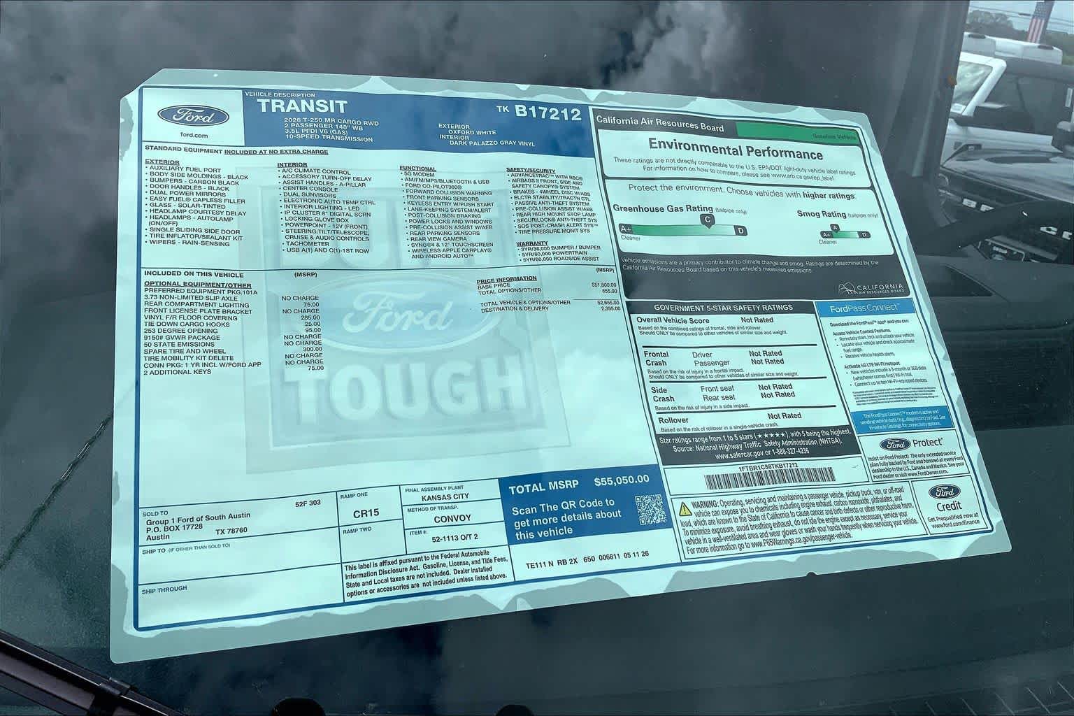 2026 Ford Transit Cargo Van