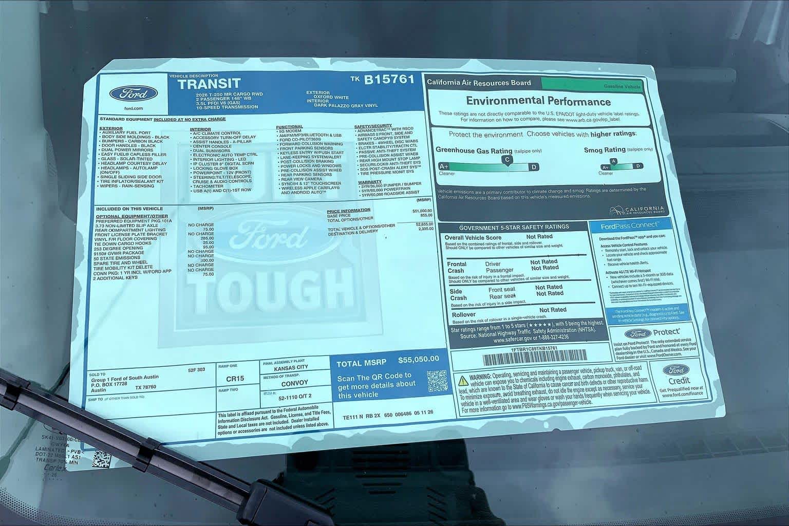 2026 Ford Transit Cargo Van