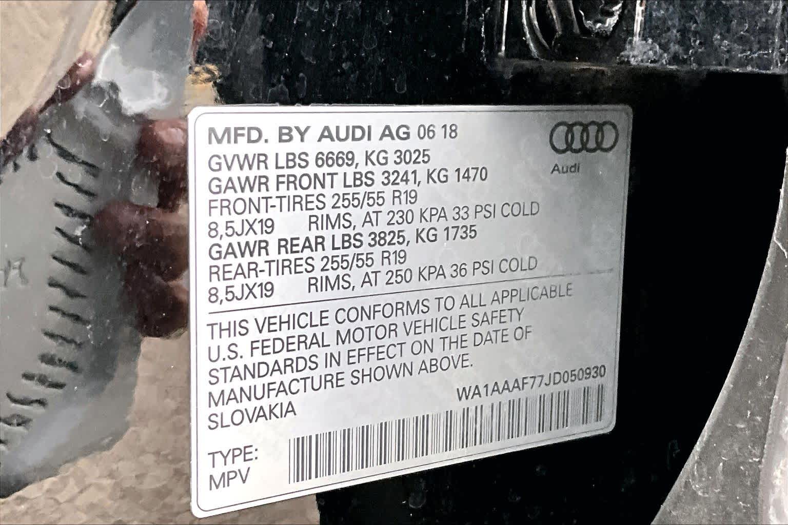 2018 Audi Q7