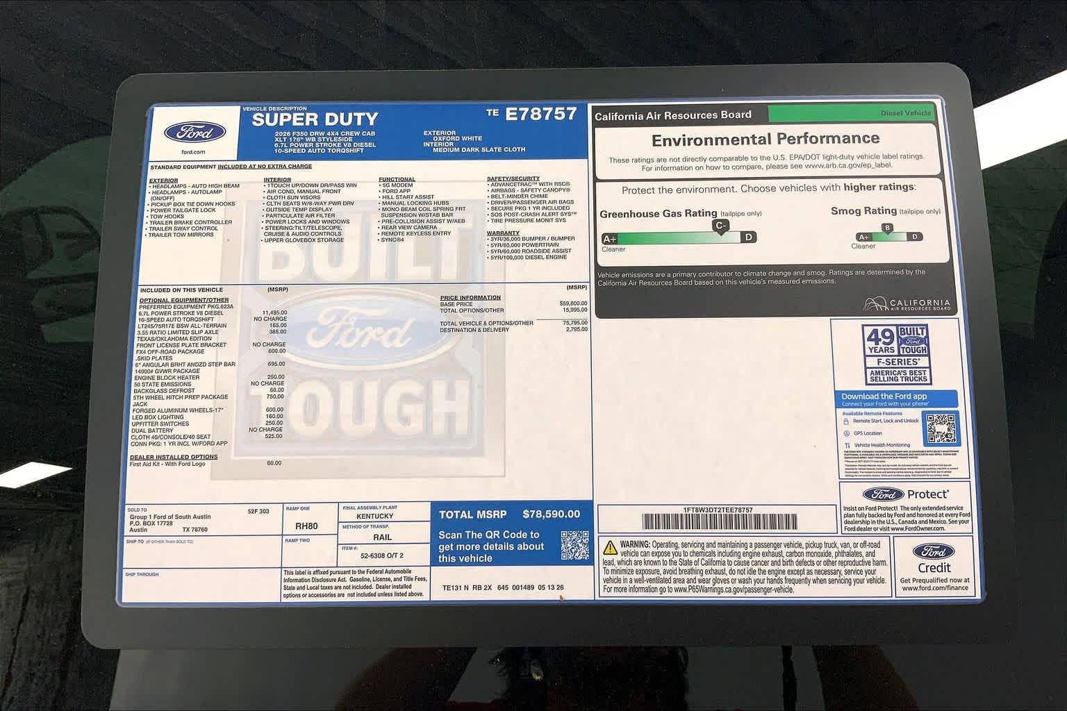 2026 Ford Super Duty F-350 DRW Pickup