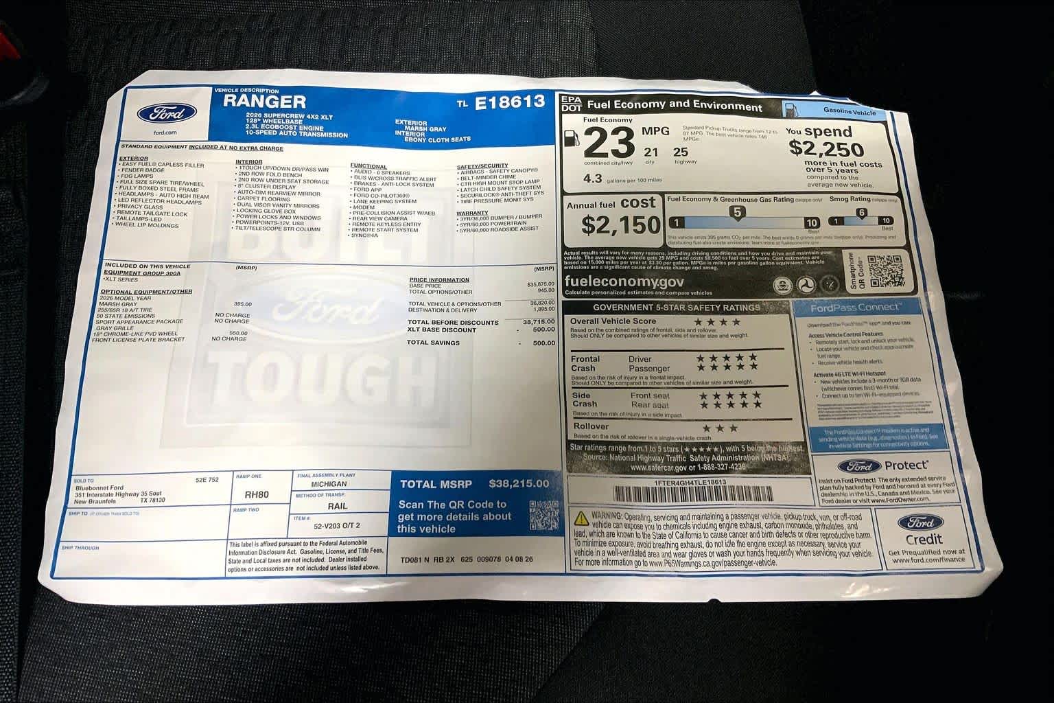2026 Ford Ranger