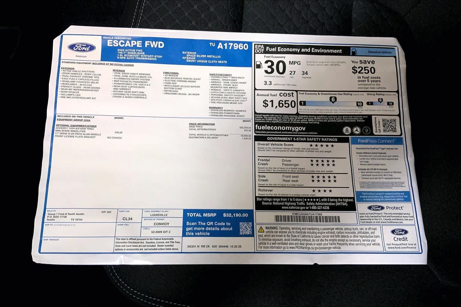2026 Ford Escape
