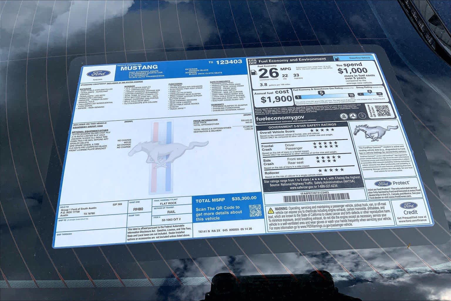 2026 Ford Mustang
