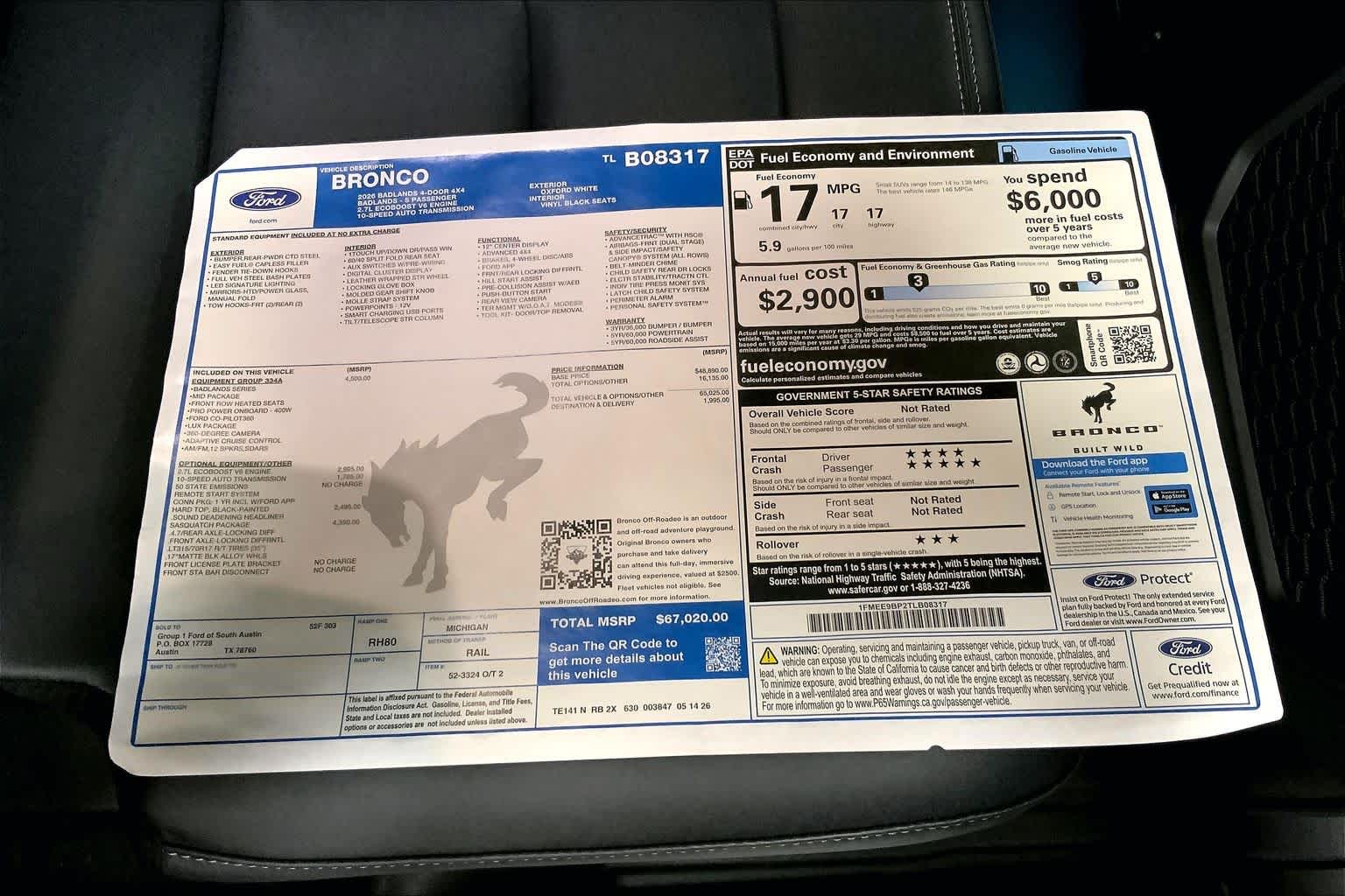 2026 Ford Bronco