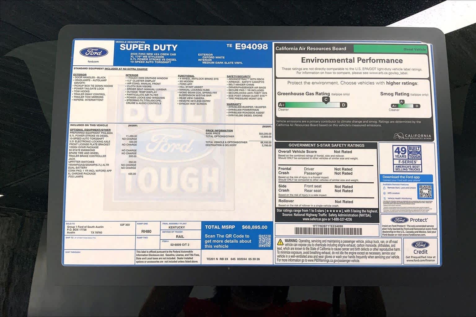2026 Ford Super Duty F-250 SRW