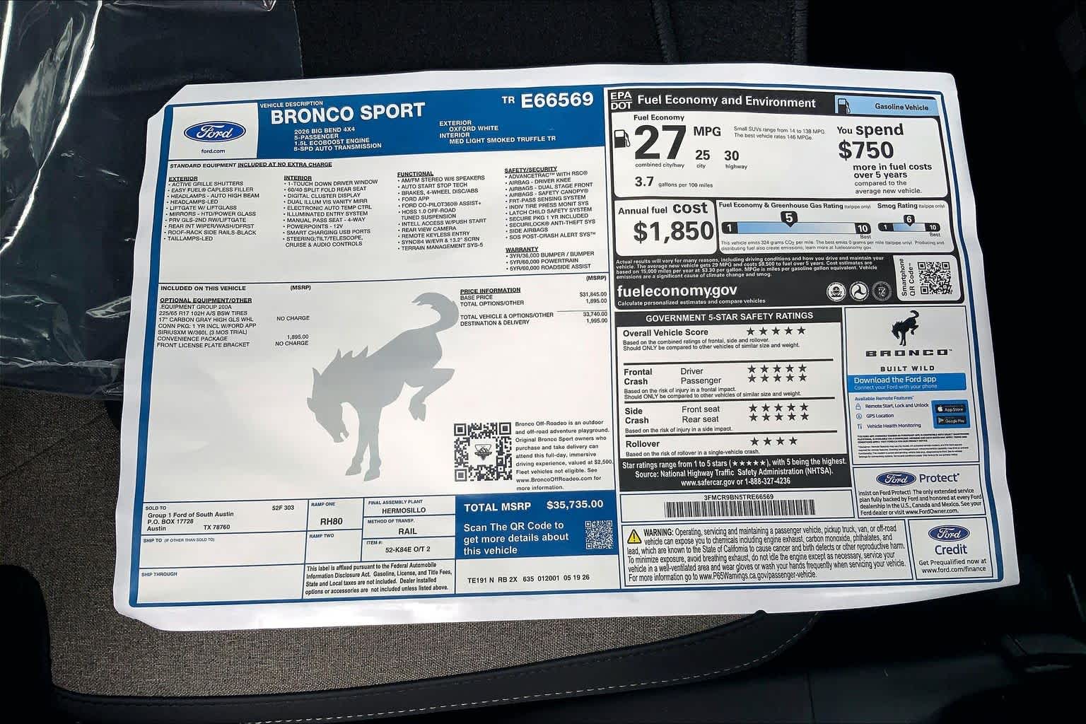 2026 Ford Bronco Sport