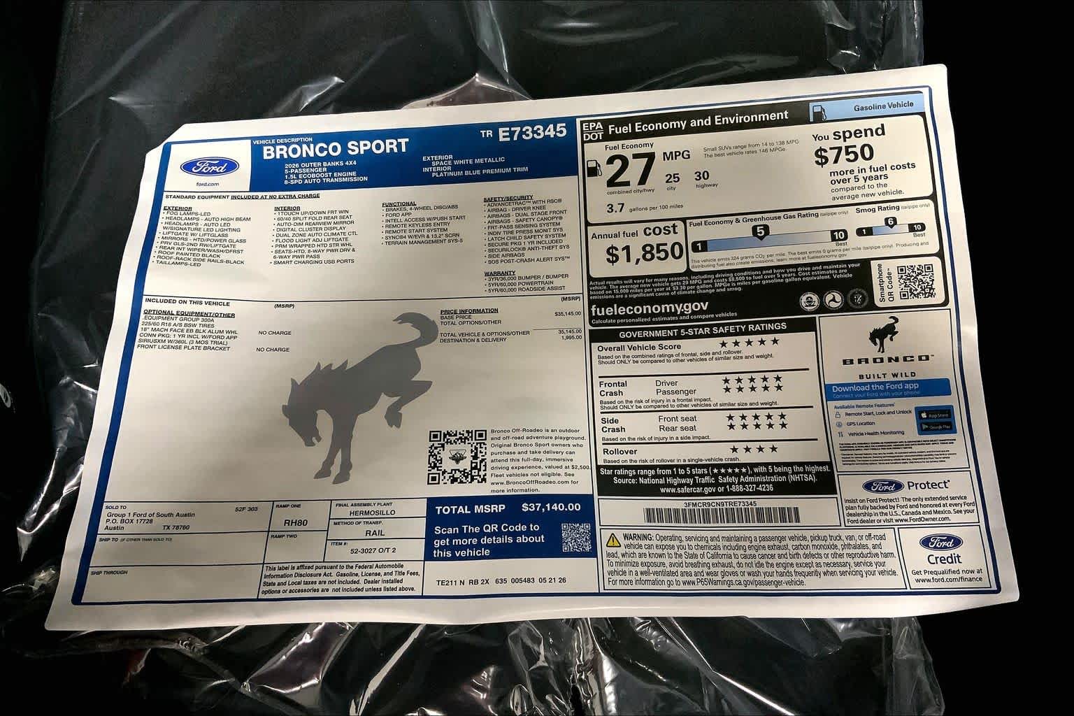2026 Ford Bronco Sport