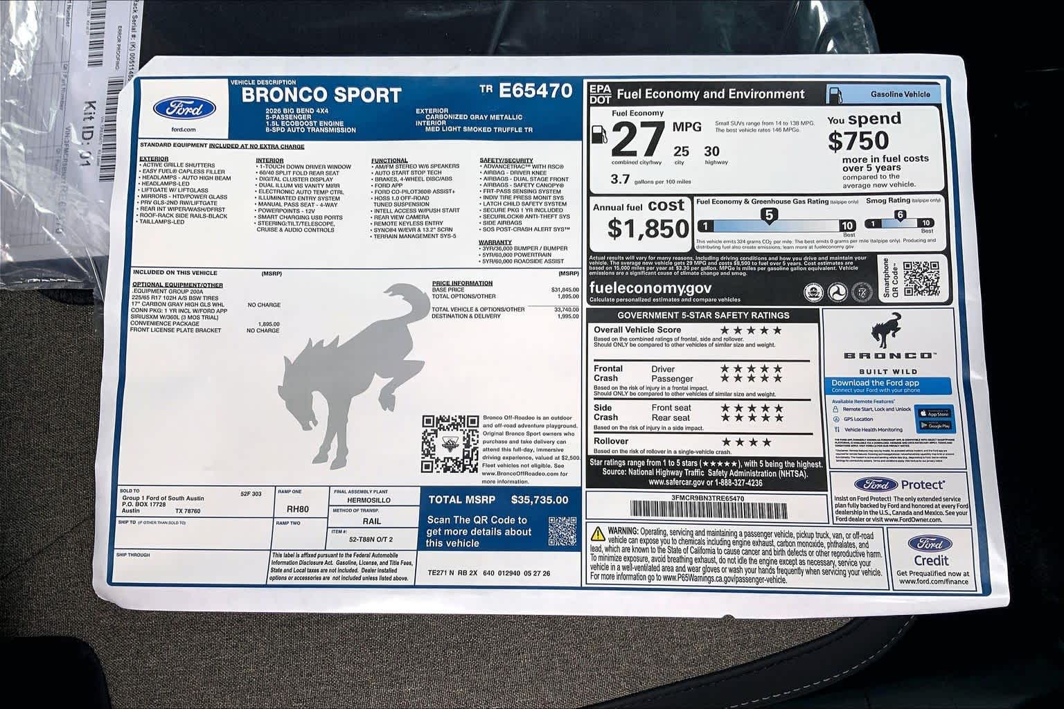 2026 Ford Bronco Sport