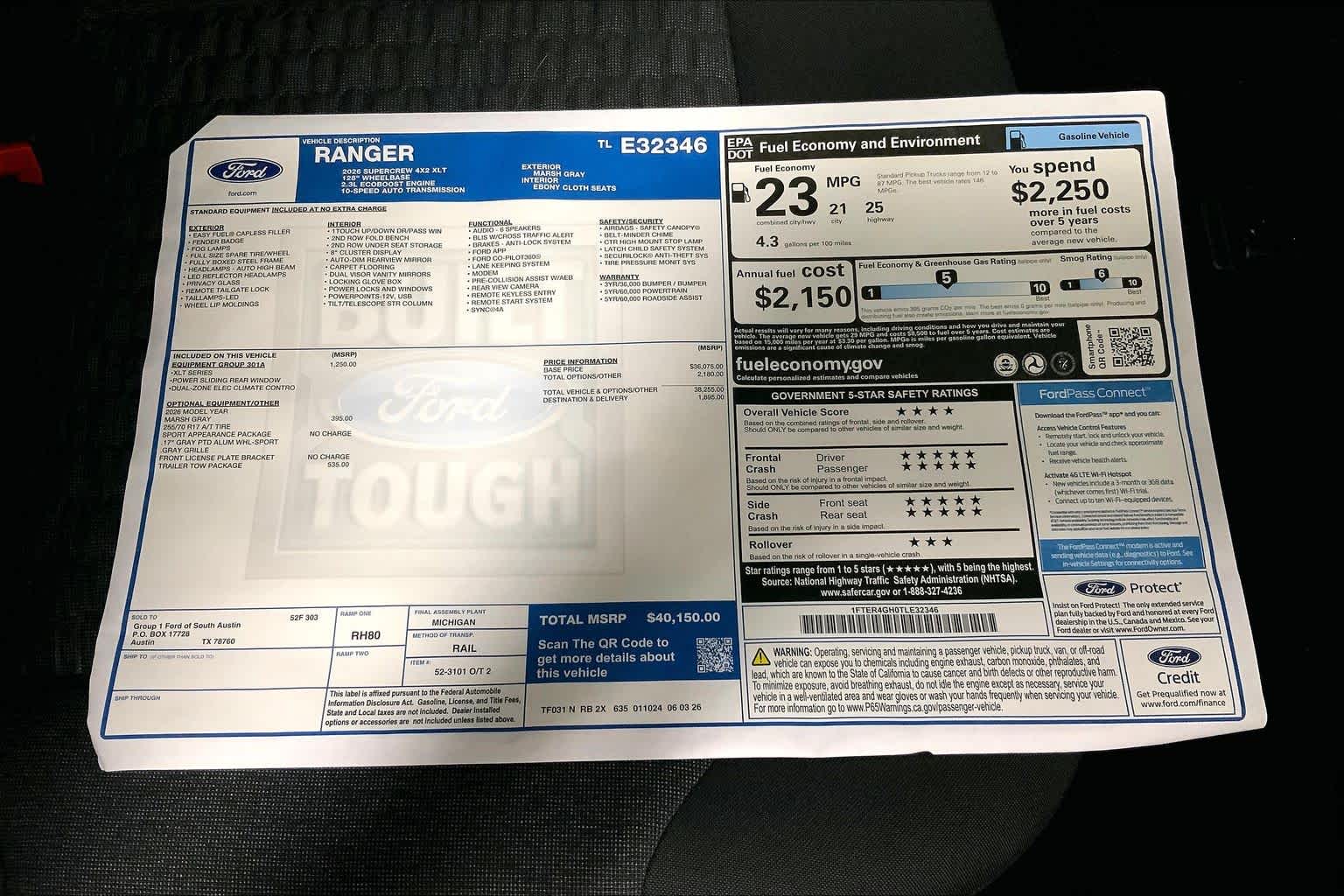 2026 Ford Ranger