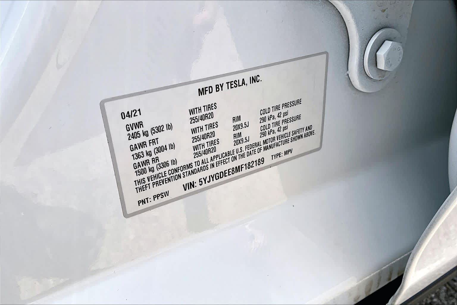 2021 Tesla Model Y