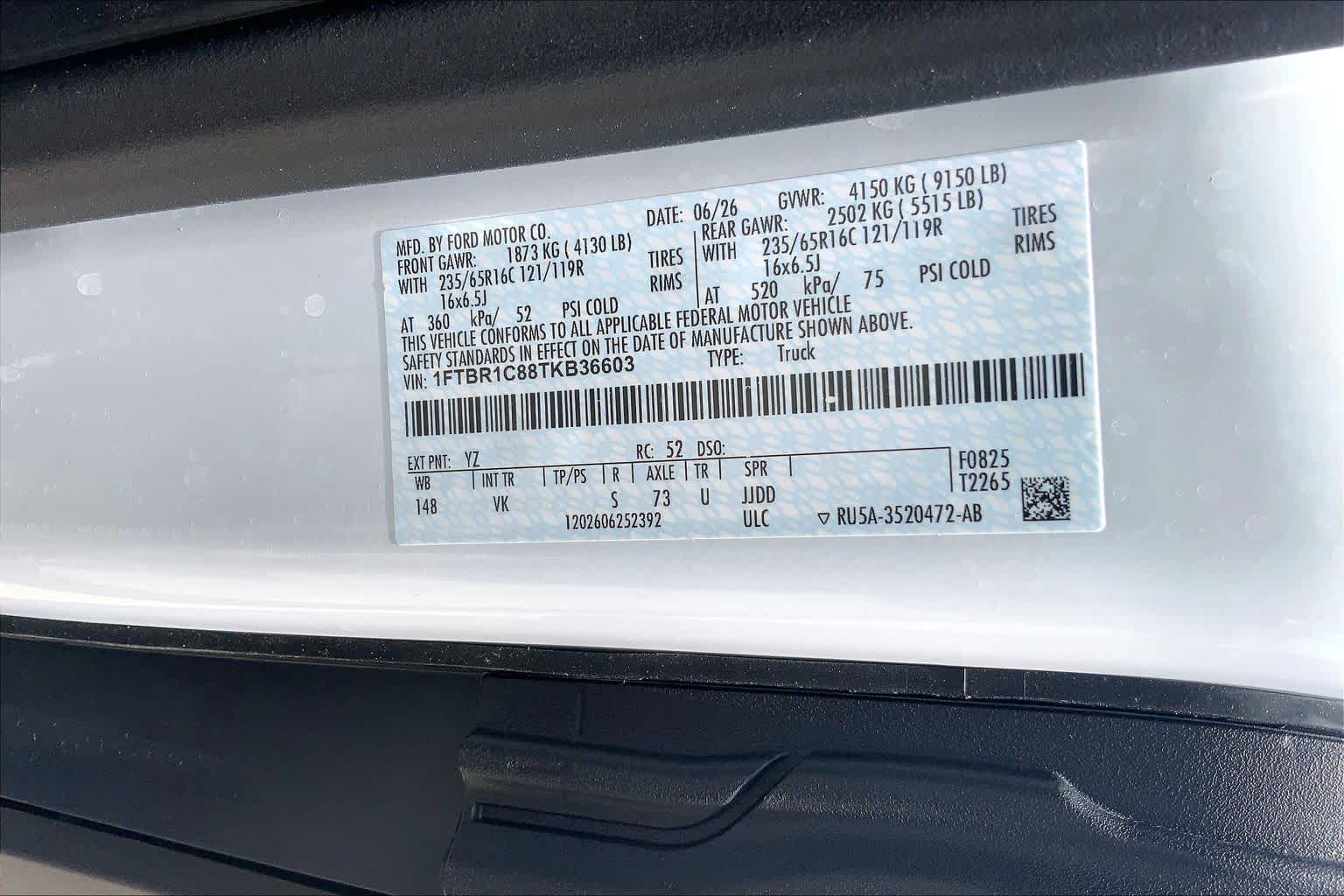 2026 Ford Transit Cargo Van