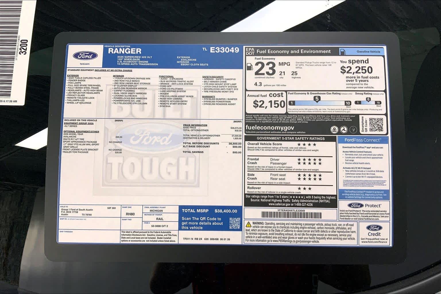 2026 Ford Ranger