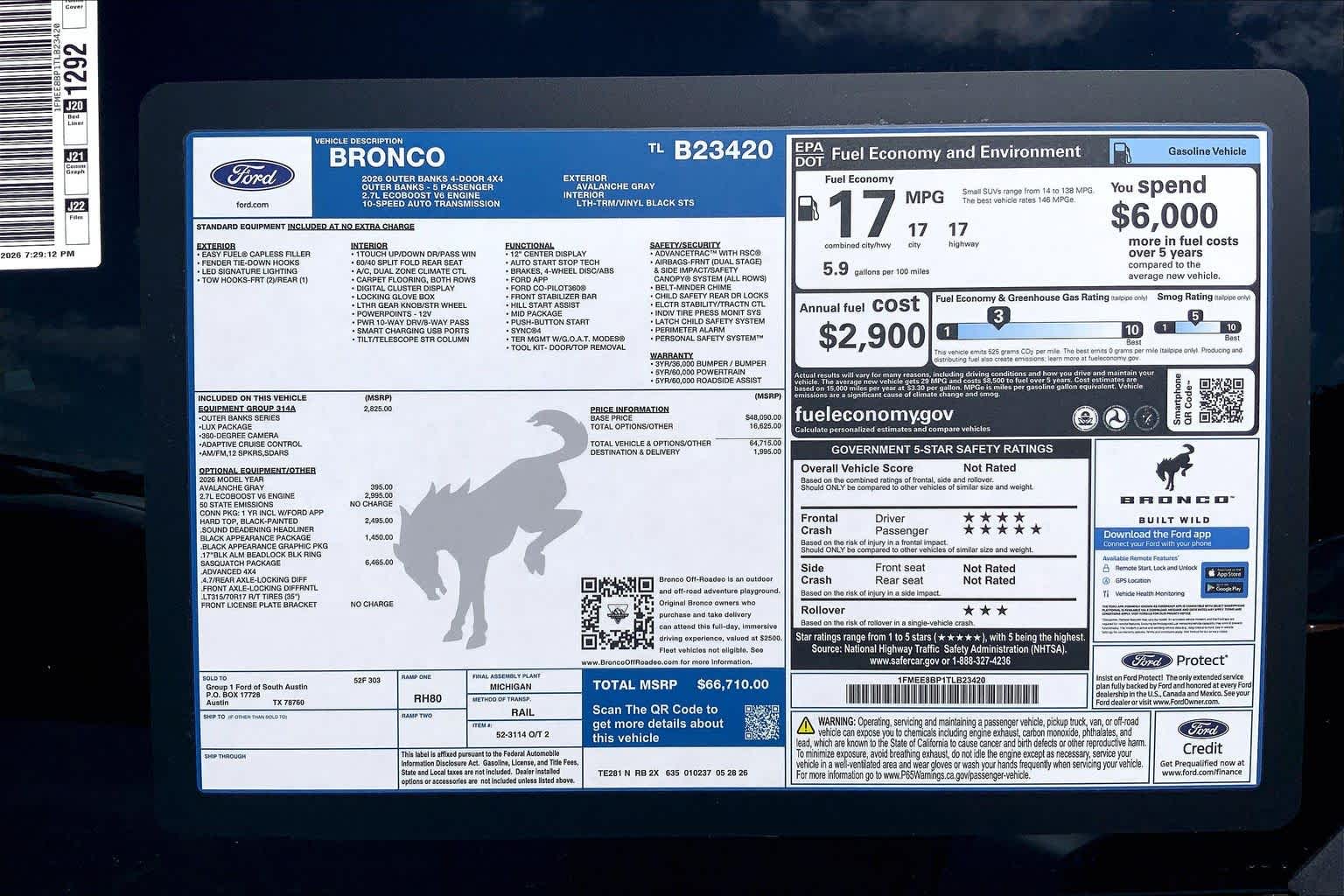 2026 Ford Bronco