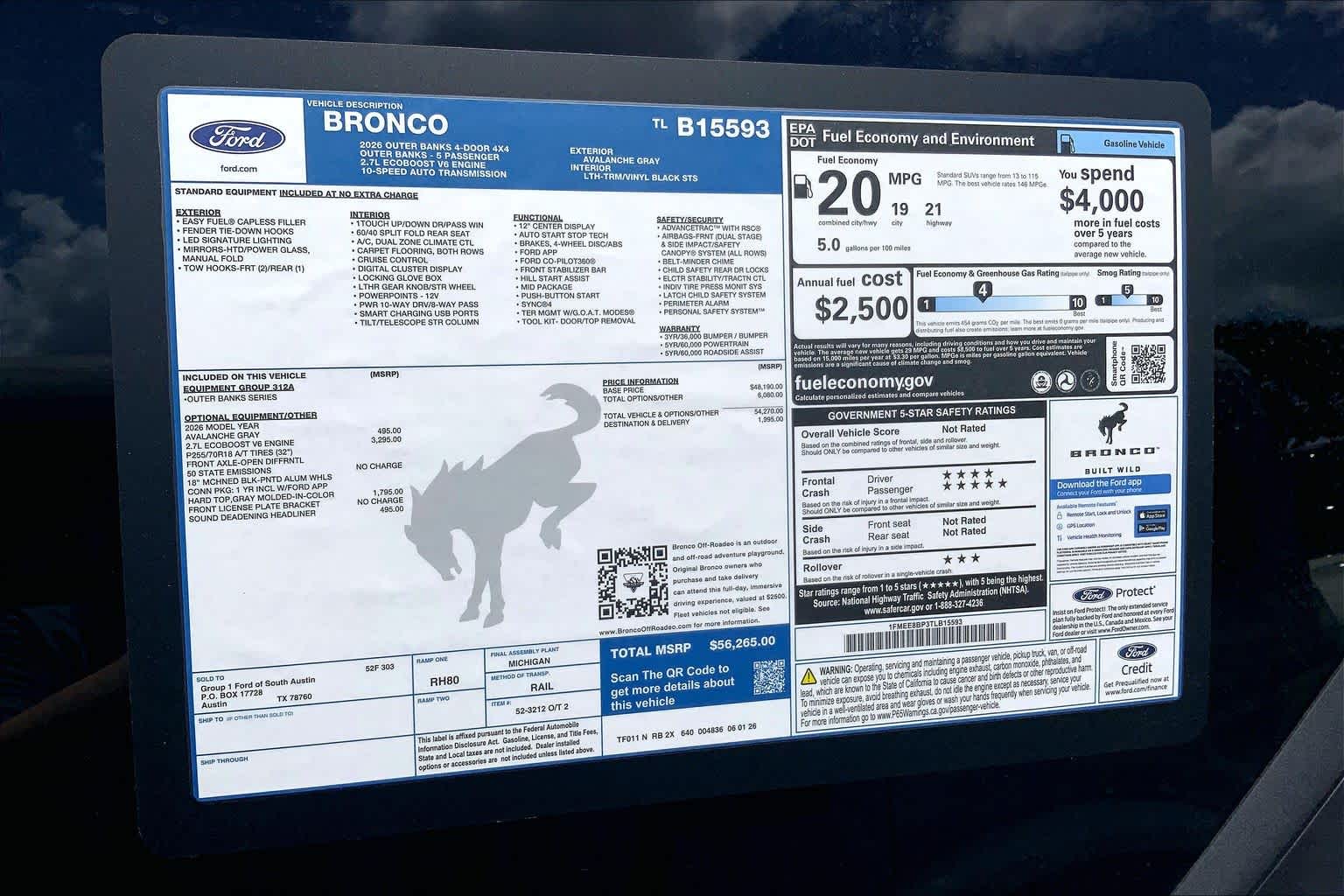 2026 Ford Bronco