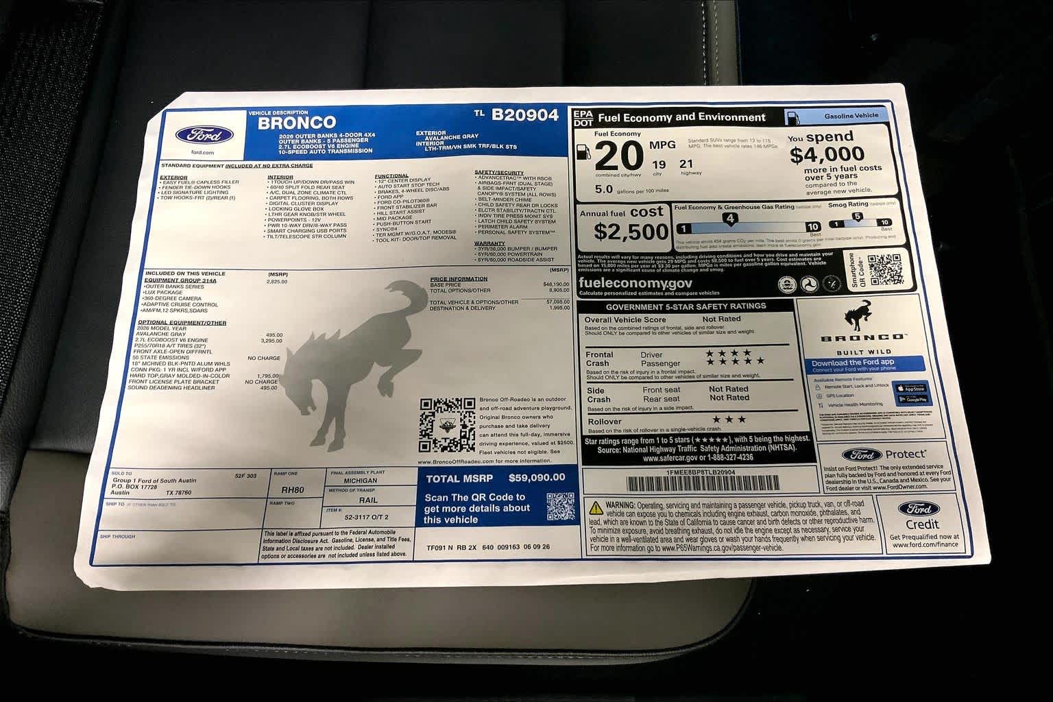 2026 Ford Bronco
