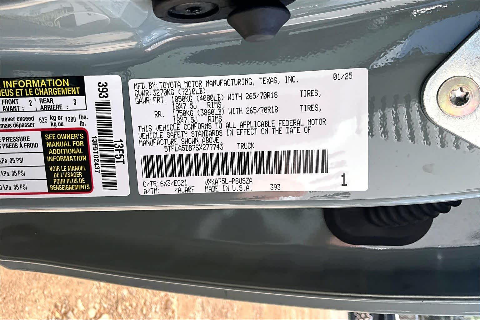 2025 Toyota Tundra