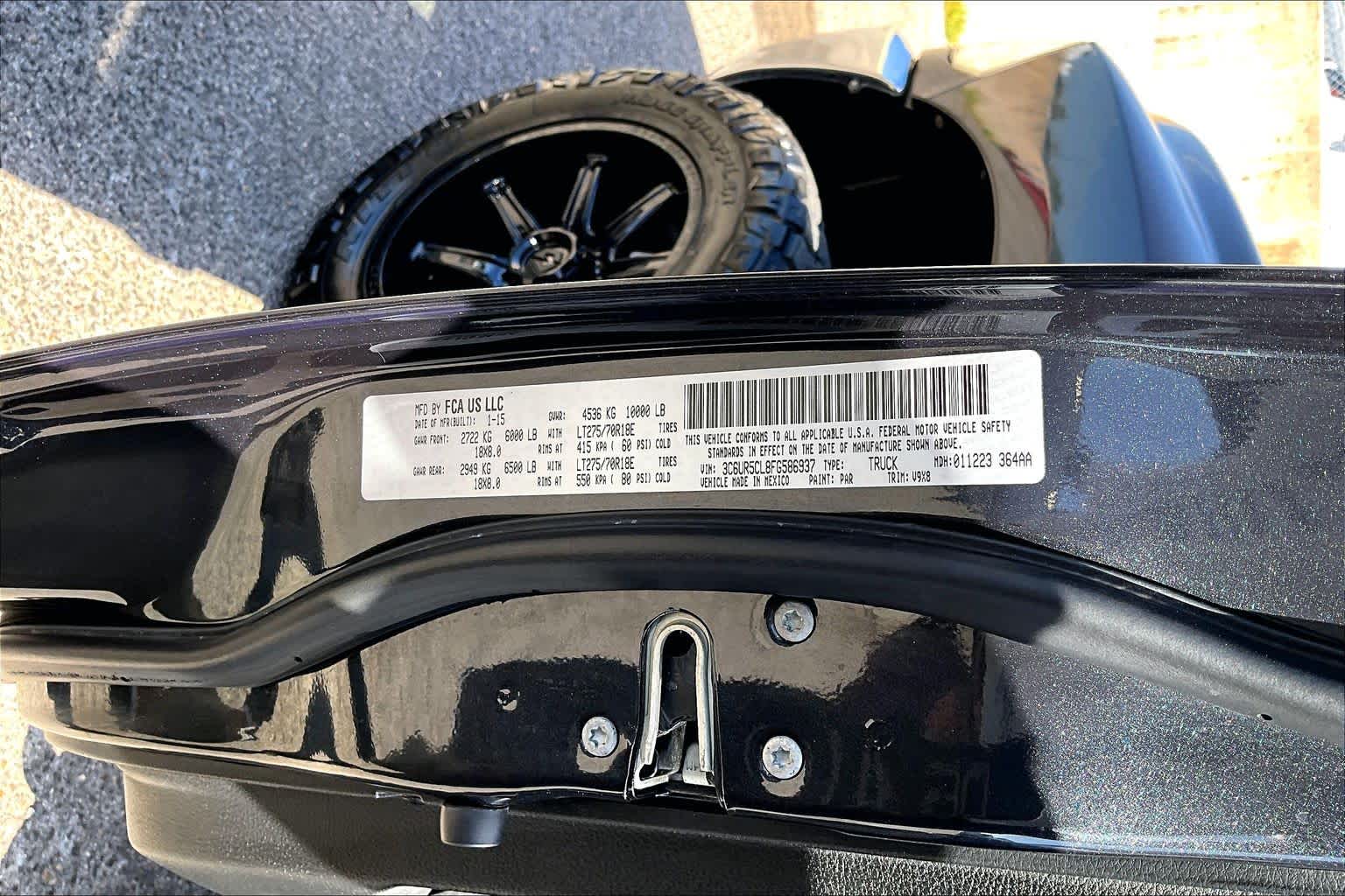 2015 RAM 2500