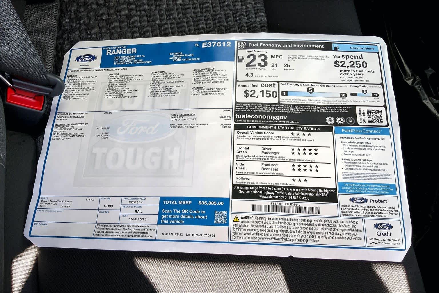 2026 Ford Ranger