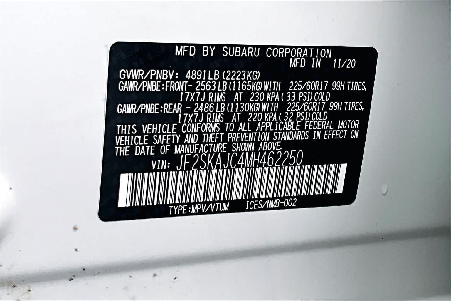 2021 Subaru Forester