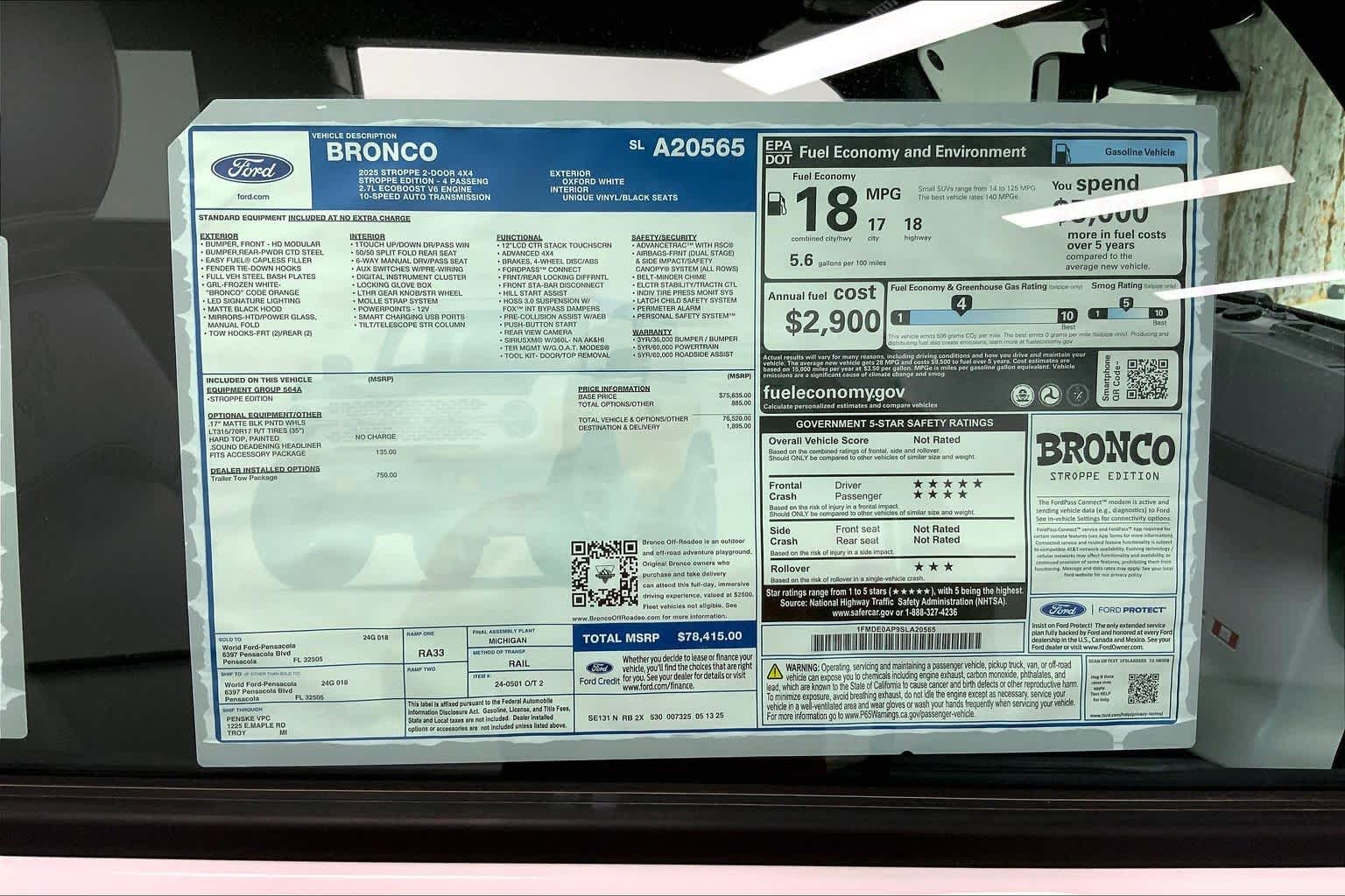 2025 Ford Bronco
