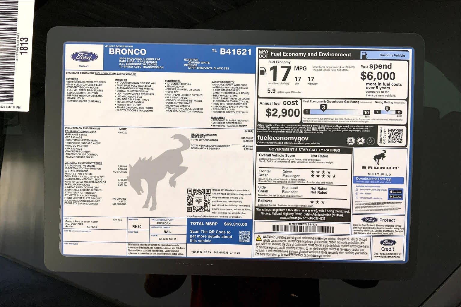 2026 Ford Bronco