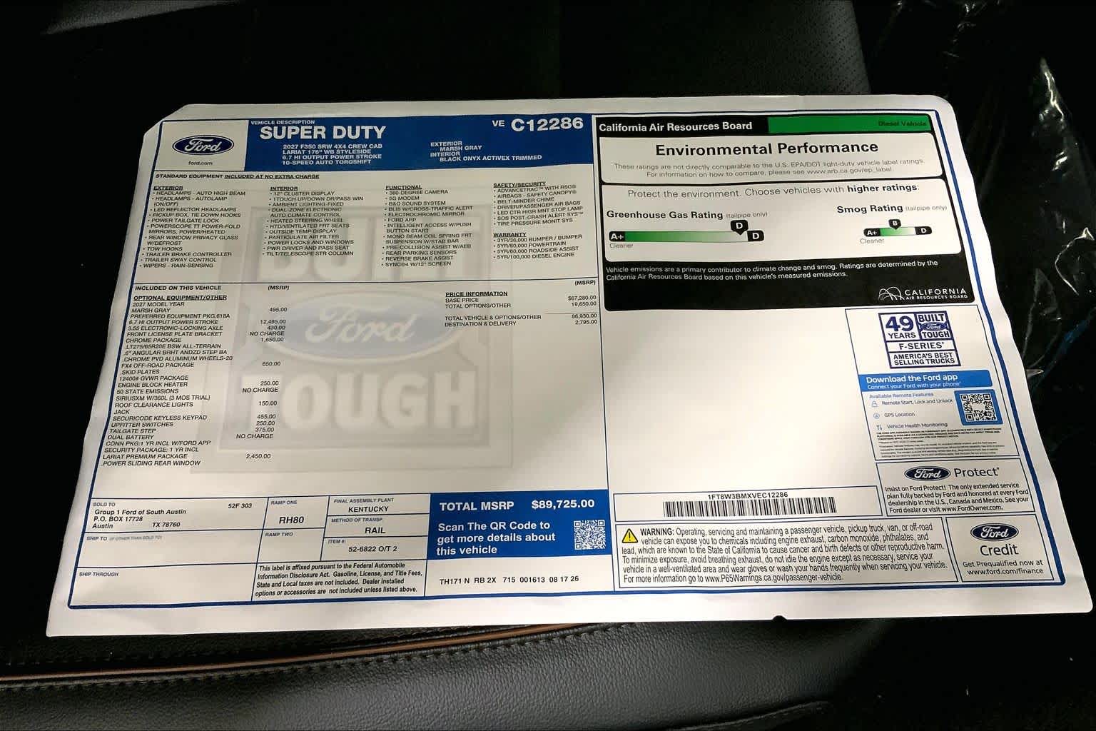 2027 Ford Super Duty F-350 SRW