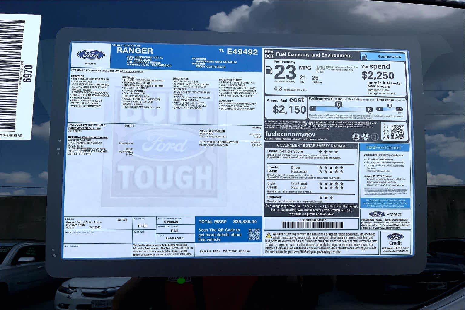 2026 Ford Ranger