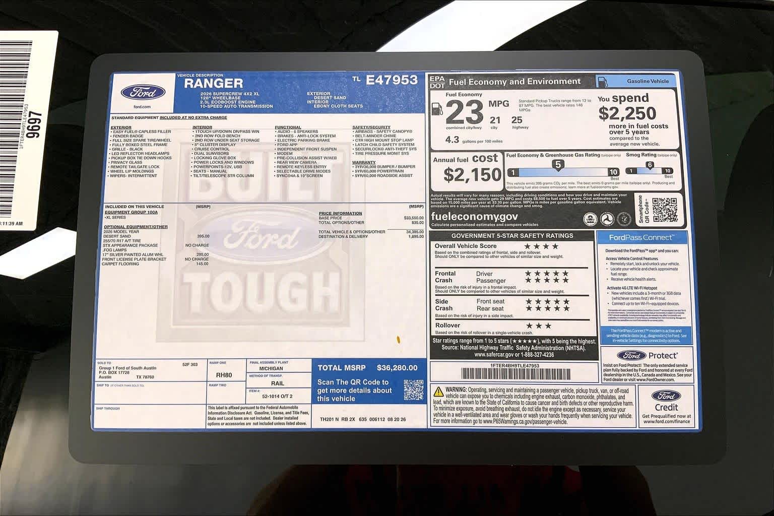 2026 Ford Ranger