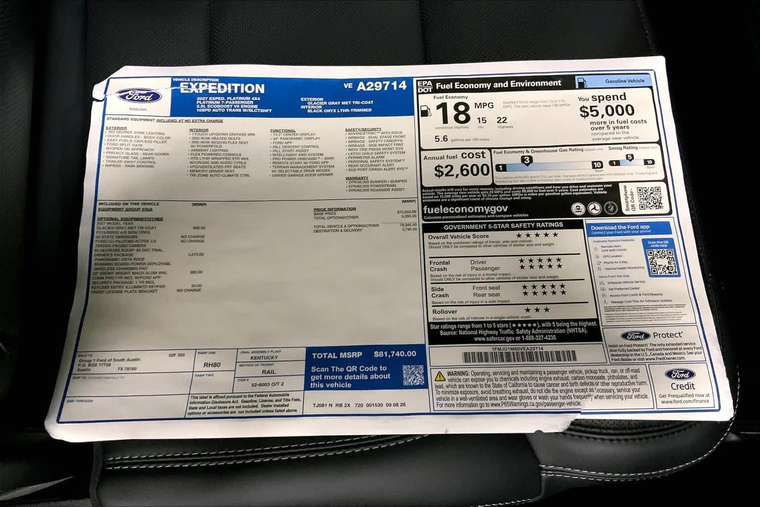 2027 Ford Expedition
