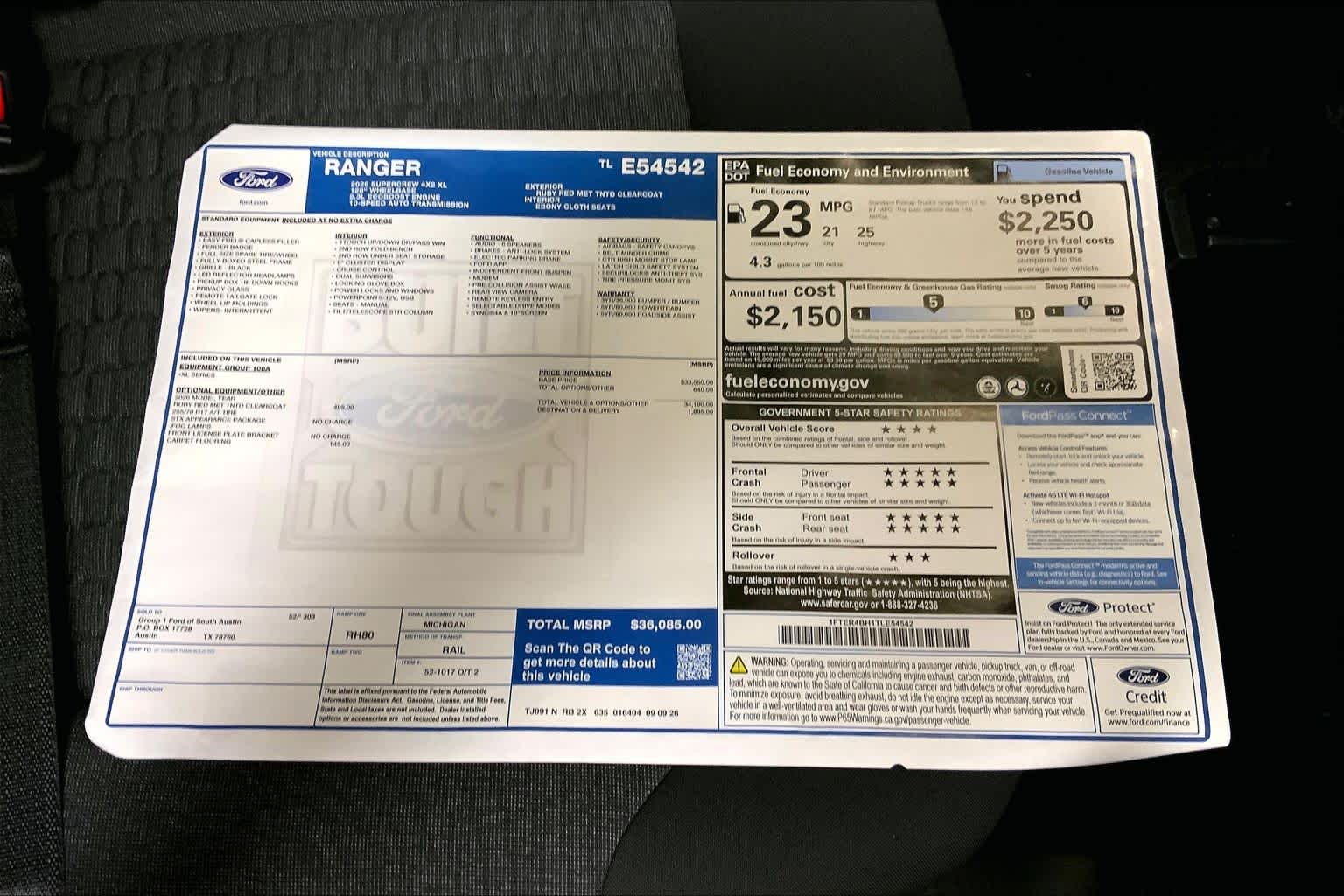 2026 Ford Ranger