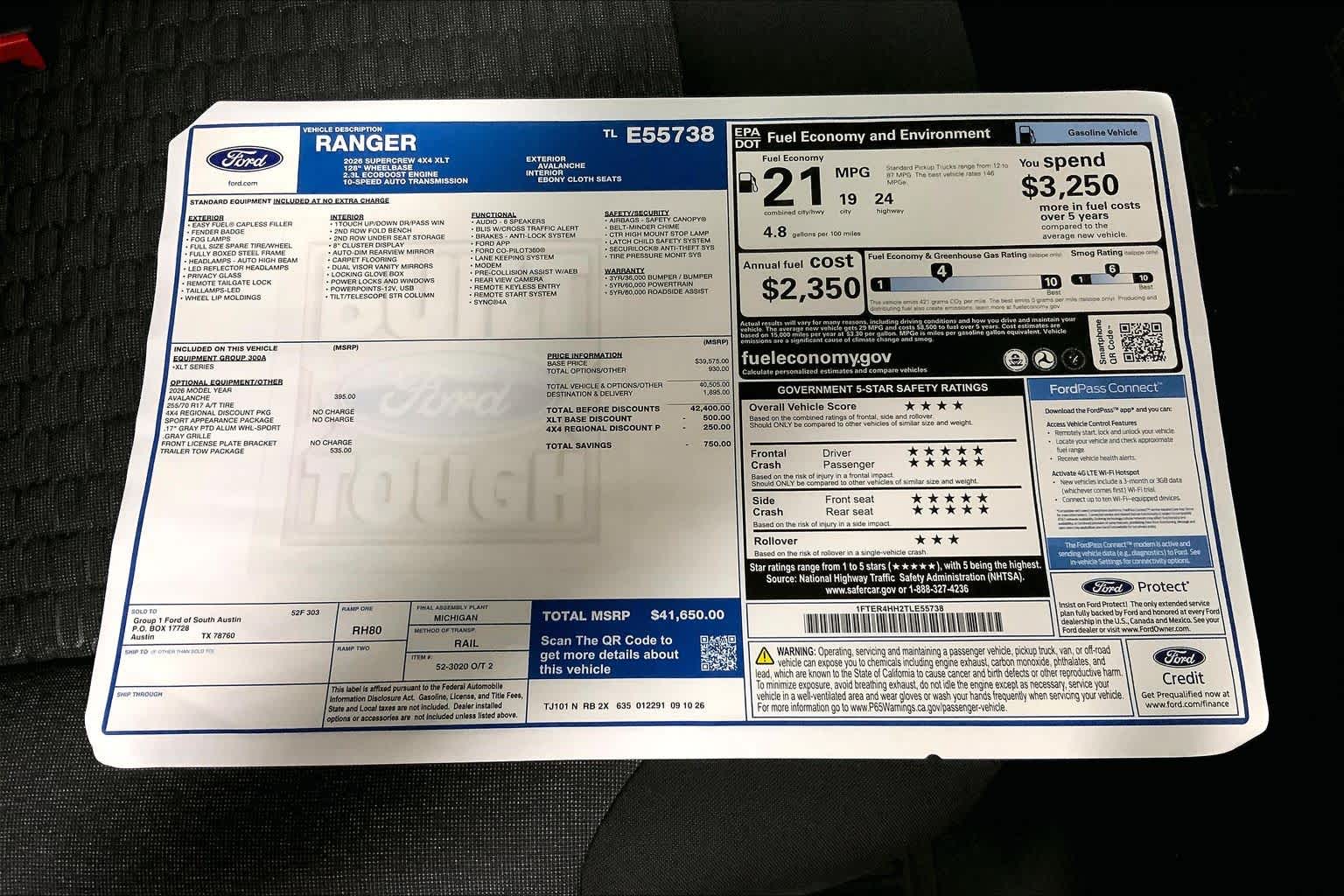 2026 Ford Ranger